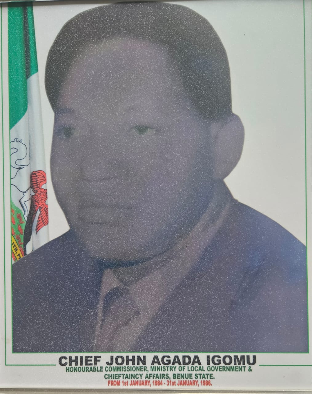 Chief John Agada Igomu